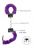 Фиолетовые наручники Beginner&#039;s Handcuffs Furry