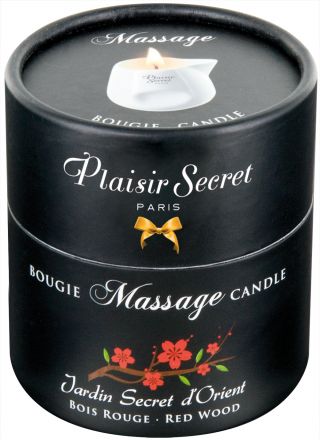 Массажная свеча Plaisirs Secrets Bois Rouge