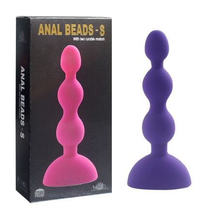 Анальный вибростимулятор Anal Beads S purple