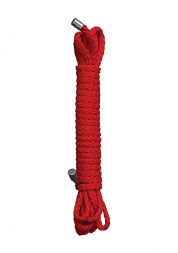 Веревка для бондажа Kinbaku Rope Red 5 метров