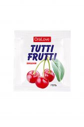 Съедобная смазка Tutti-Frutti со вкусом вишни 20 шт