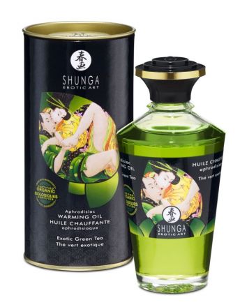 Массажное масло Shunga Erotic Art Green Tea